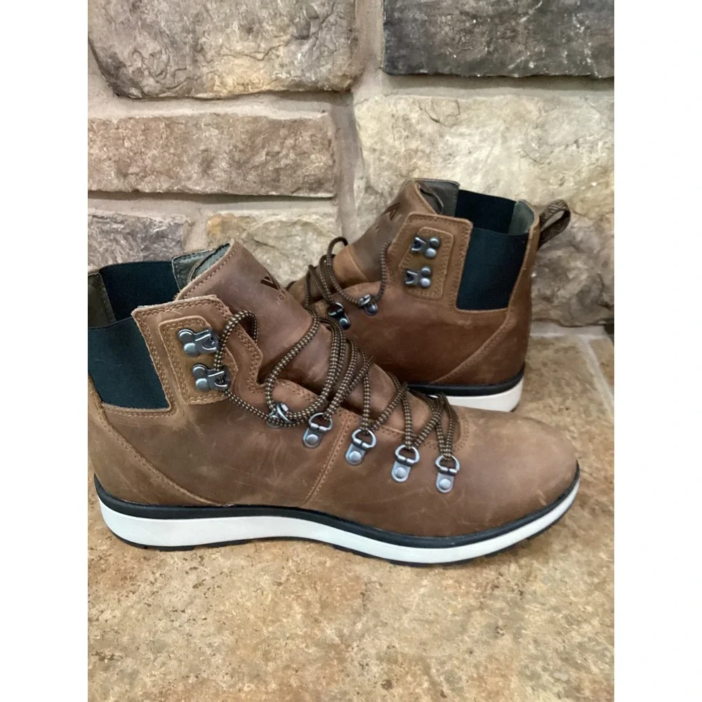 Forsake Davos High Mens 10.5 Toffee Caramel Waterproof Leather Hiking Boots New